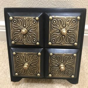 Wooden 4 drawer Jewelry Box